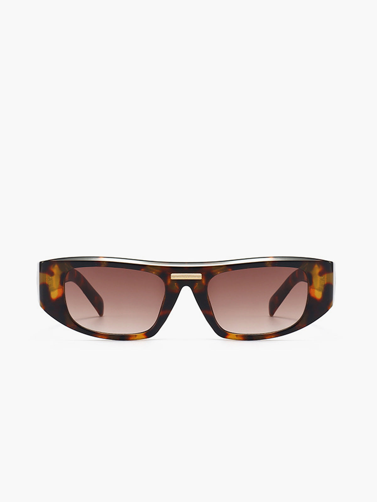 Square Sunglasses — Brown Vintage Print — Svelte Chic