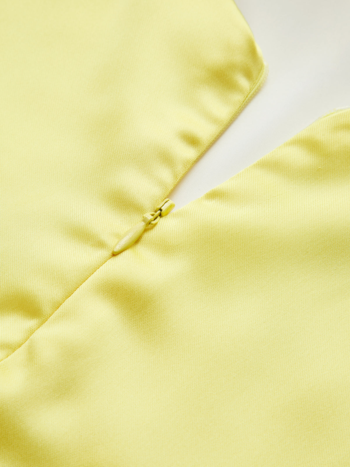 Lettuce Trim Pleated Maxi Dress — Yellow — Svelte Chic