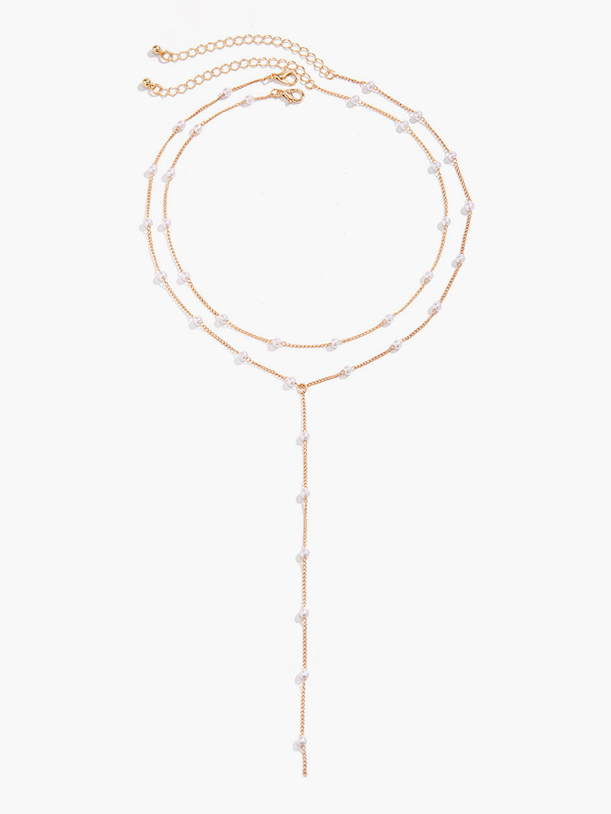 Handmade Pearl Necklace — Gold Plated — Svelte Chic
