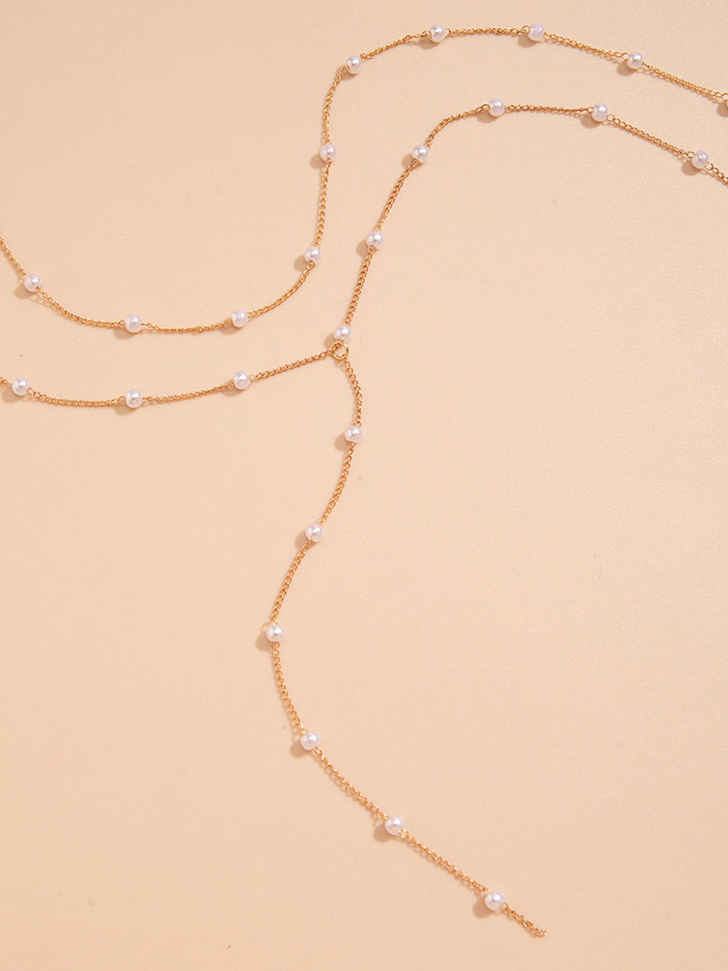 Handmade Pearl Necklace — Gold Plated — Svelte Chic