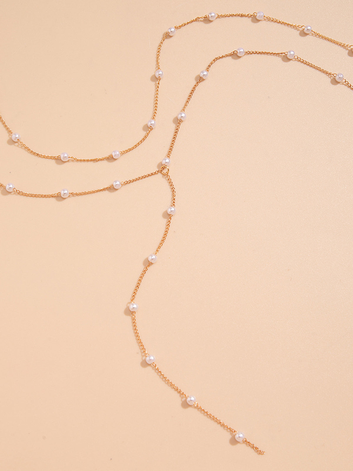Handmade Pearl Necklace — Gold Plated — Svelte Chic