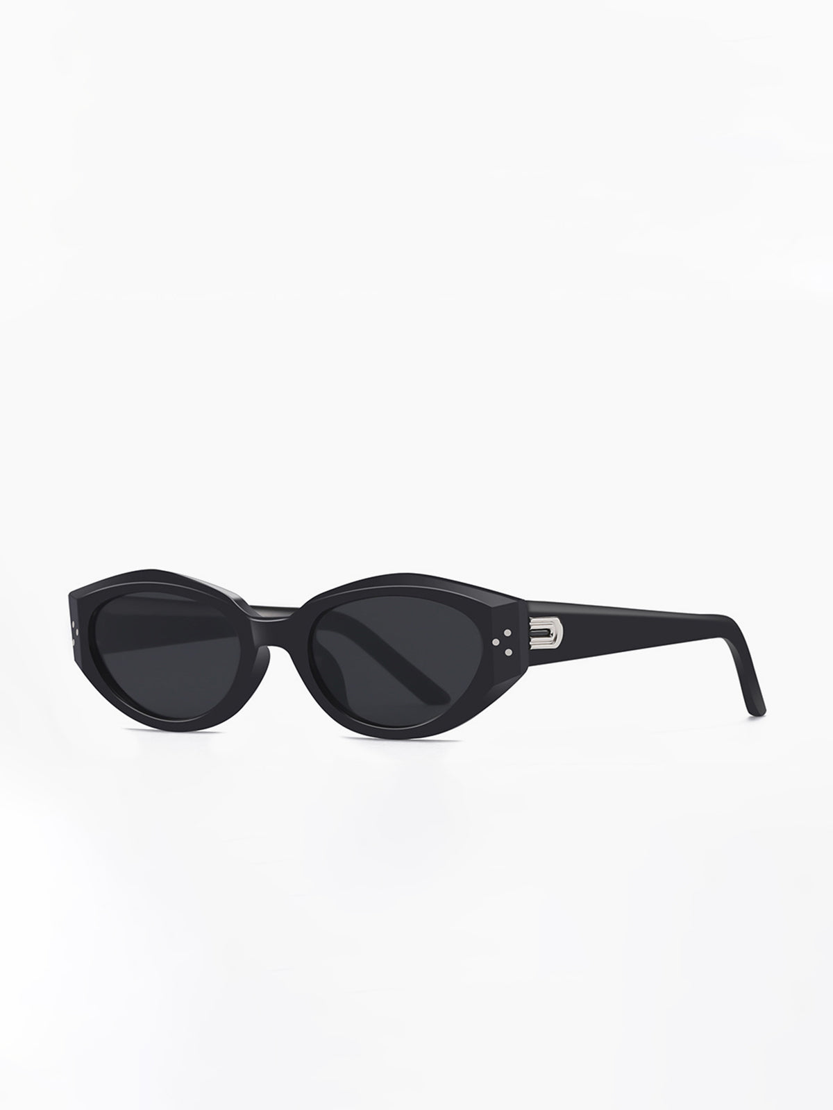 Vintage Cat Eye Sunglasses — Black & Gold — Svelte Chic
