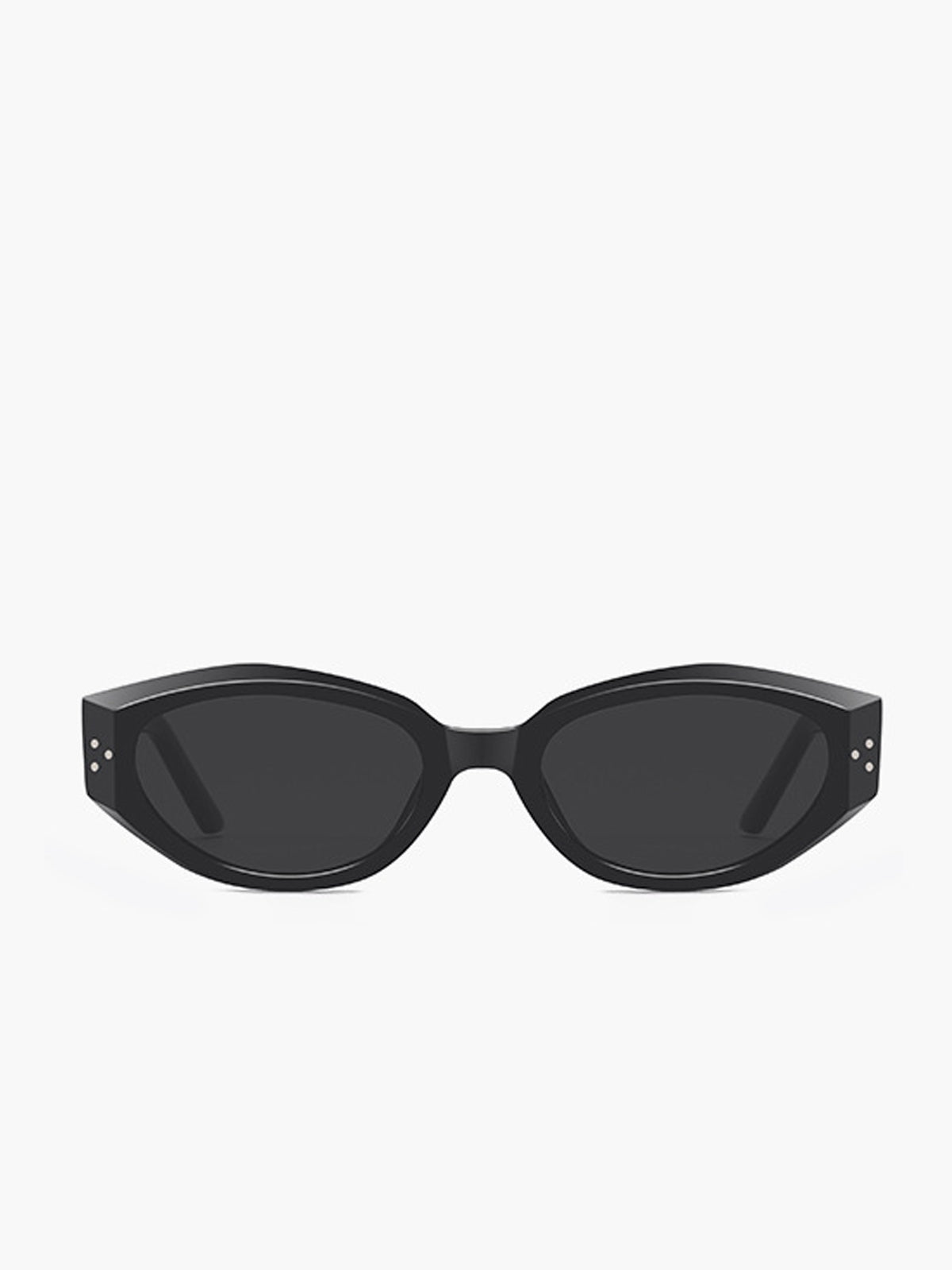 Vintage Cat Eye Sunglasses — Black & Gold — Svelte Chic