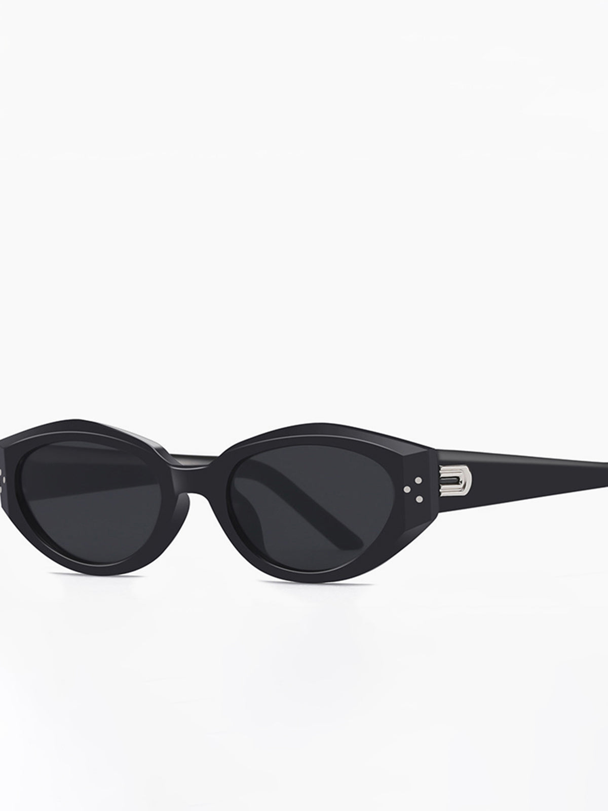 Vintage Cat Eye Sunglasses — Black & Gold — Svelte Chic