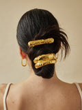 U-Shape Hair Band — Gold Titanium Steel in Gold — Svelte Chic