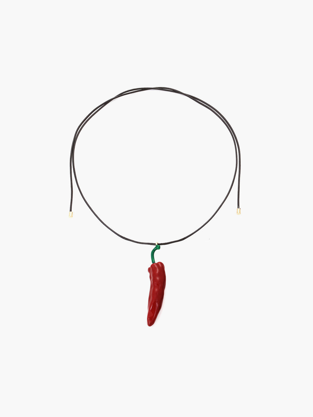 Chilli Cord Necklace — Red — Svelte Chic