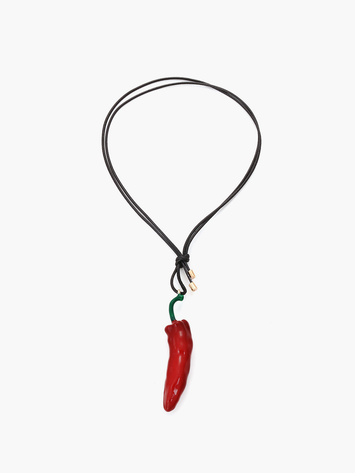 Chilli Cord Necklace — Red in Red — Svelte Chic
