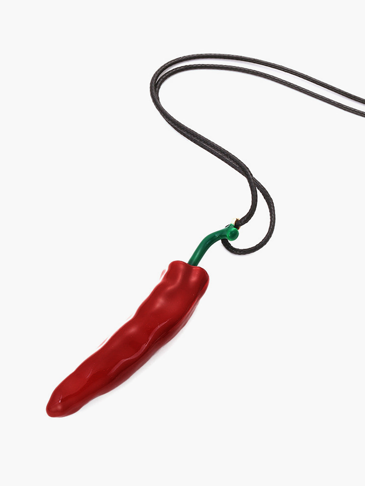 Chilli Cord Necklace — Red — Svelte Chic