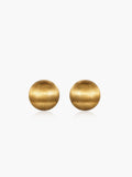Russ Half-Dome Earrings — Gold in Gold — Svelte Chic
