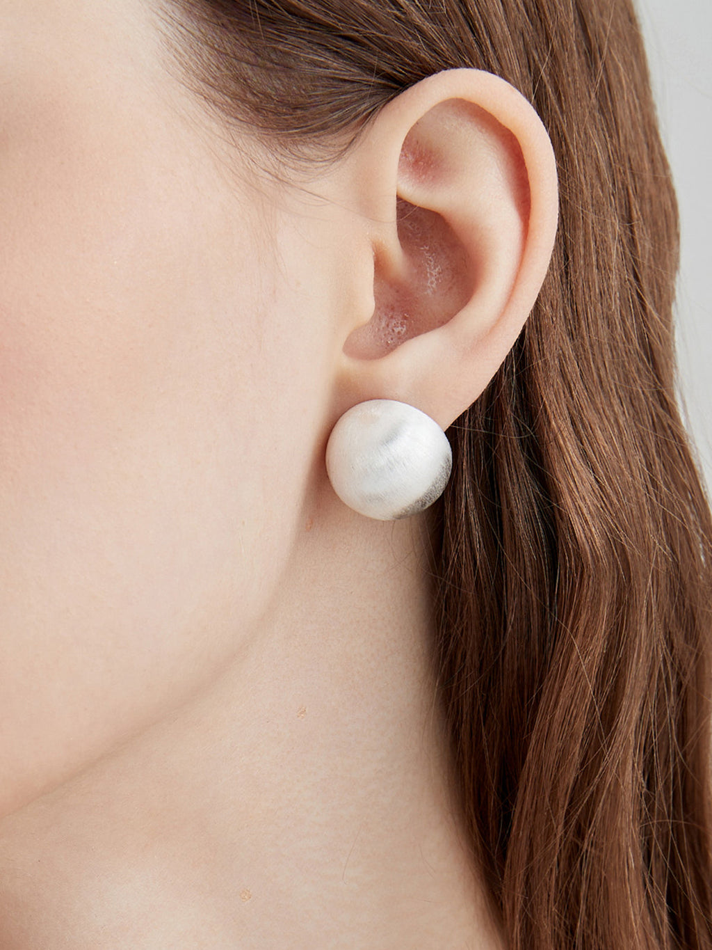 Russ Half-Dome Earrings — Gold — Svelte Chic
