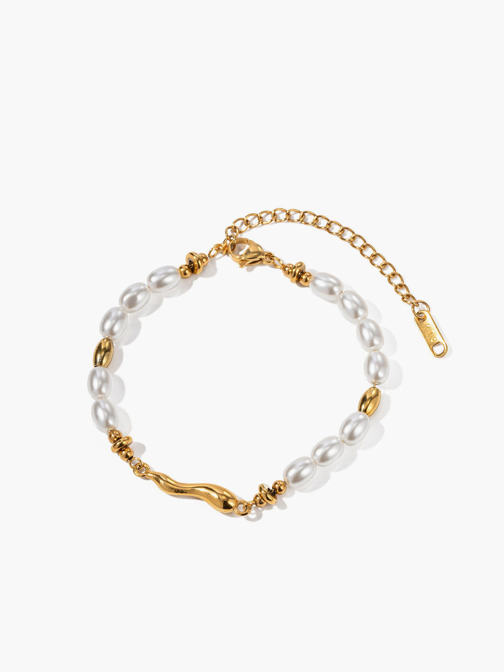 Rippled Pearl Bracelet — Svelte Chic