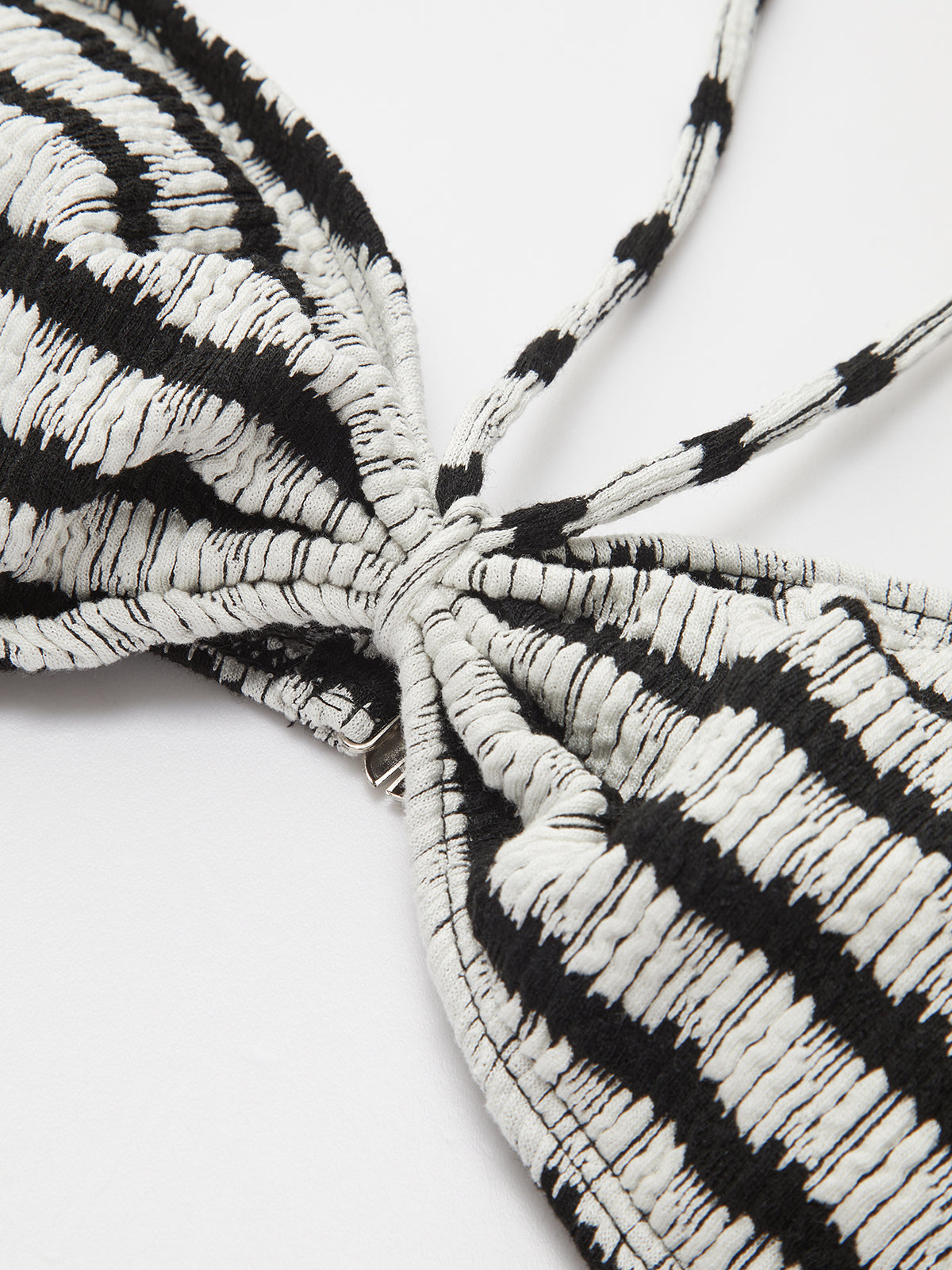 Striped Halter Bikini Set — Svelte Chic