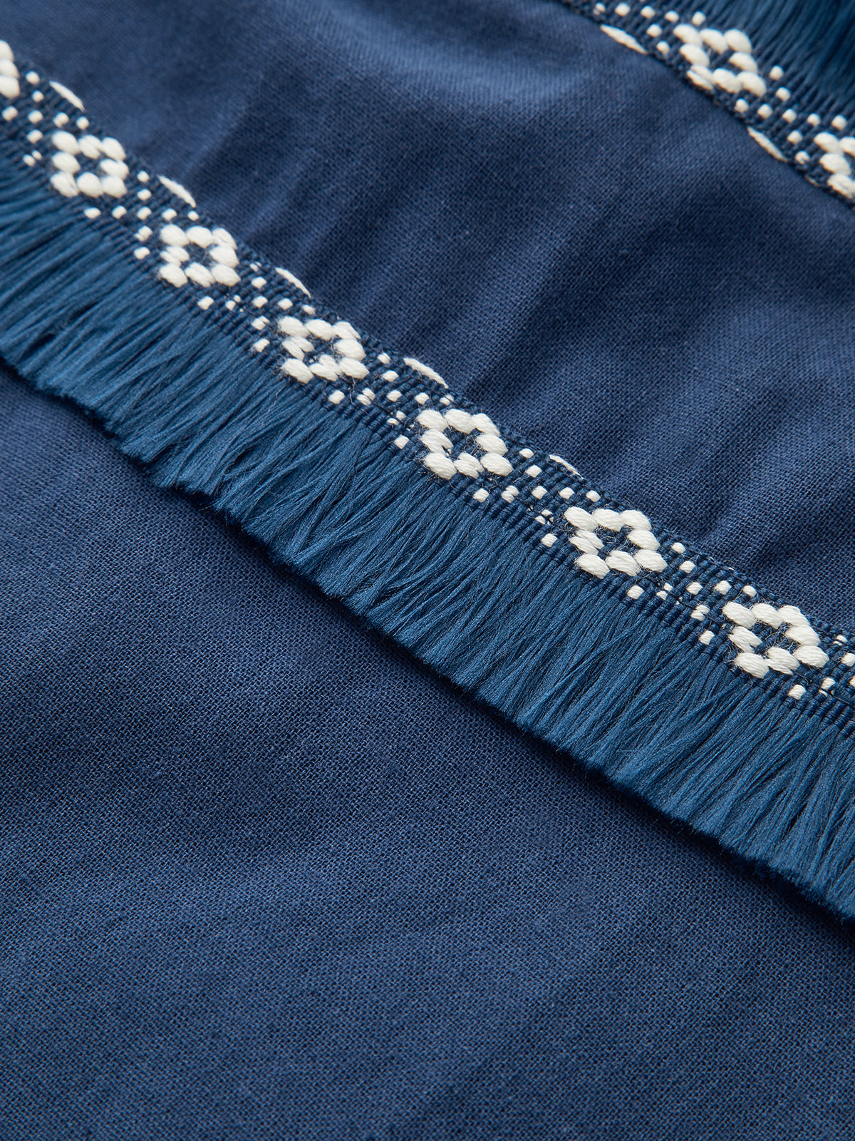 Tassel V-Neck Maxi Dress — Navy — Svelte Chic