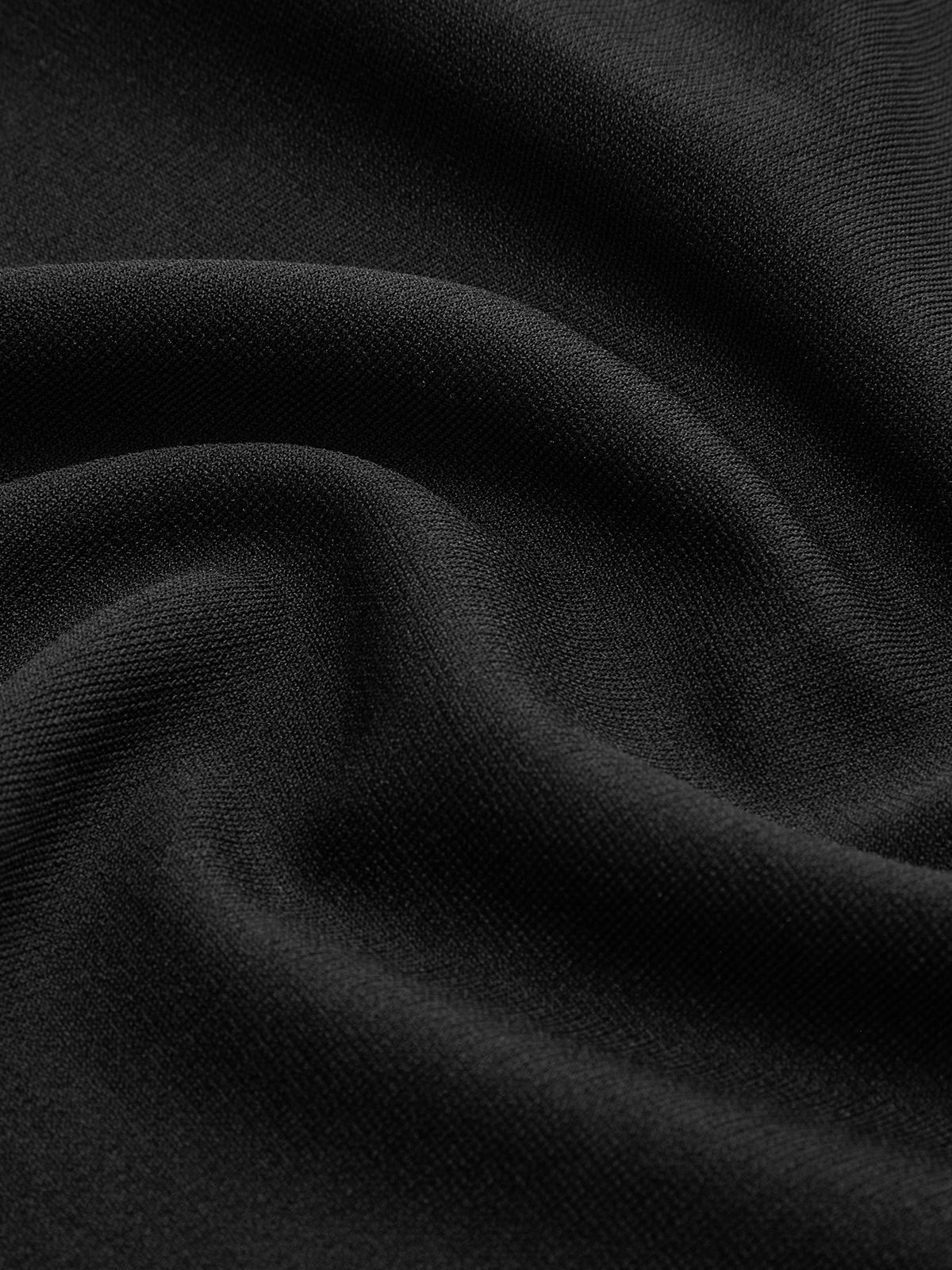 Sweetheart Zip Mini Dress — Black — Svelte Chic