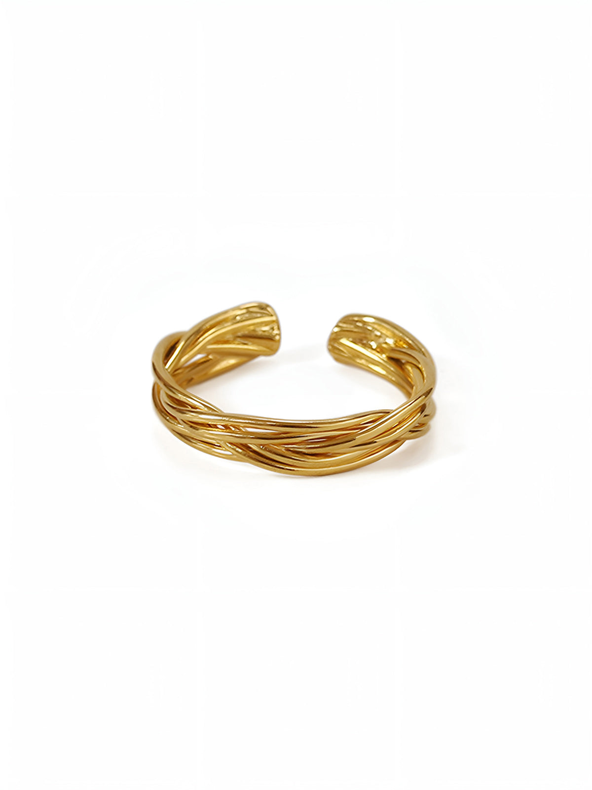 Metal Line Open Ring — Svelte Chic