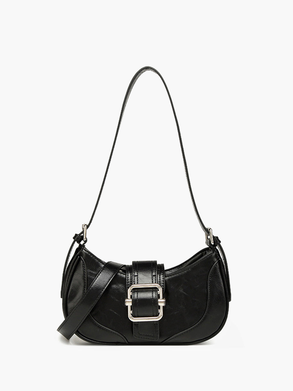 Retro Underarm Bag in Black — Svelte Chic