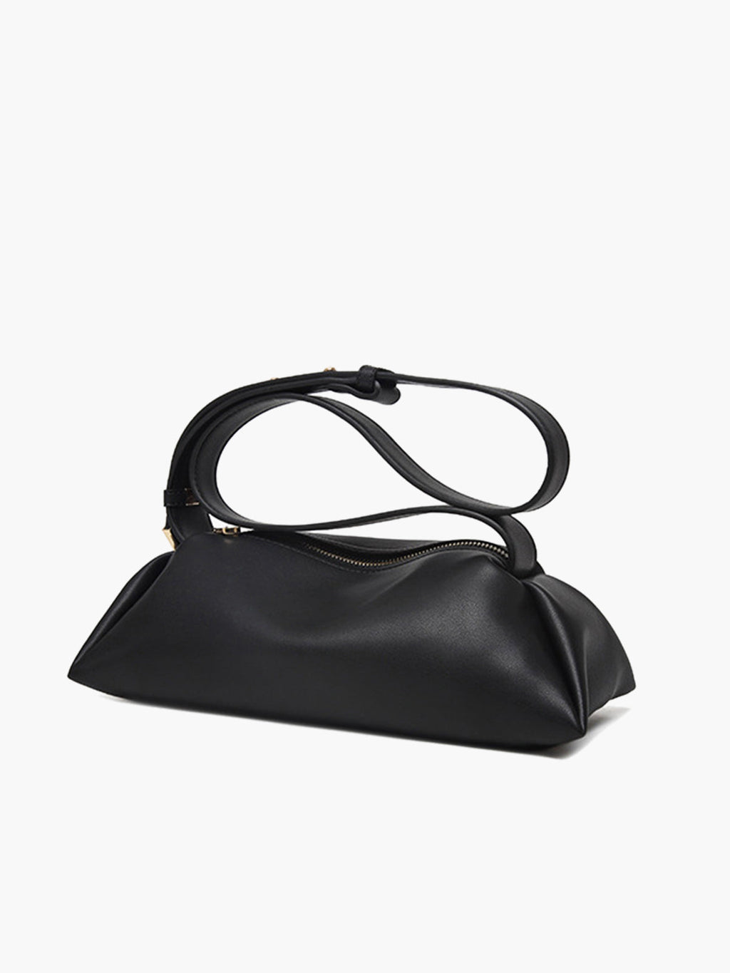 Minimalist Shoulder Bag — Black — Svelte Chic
