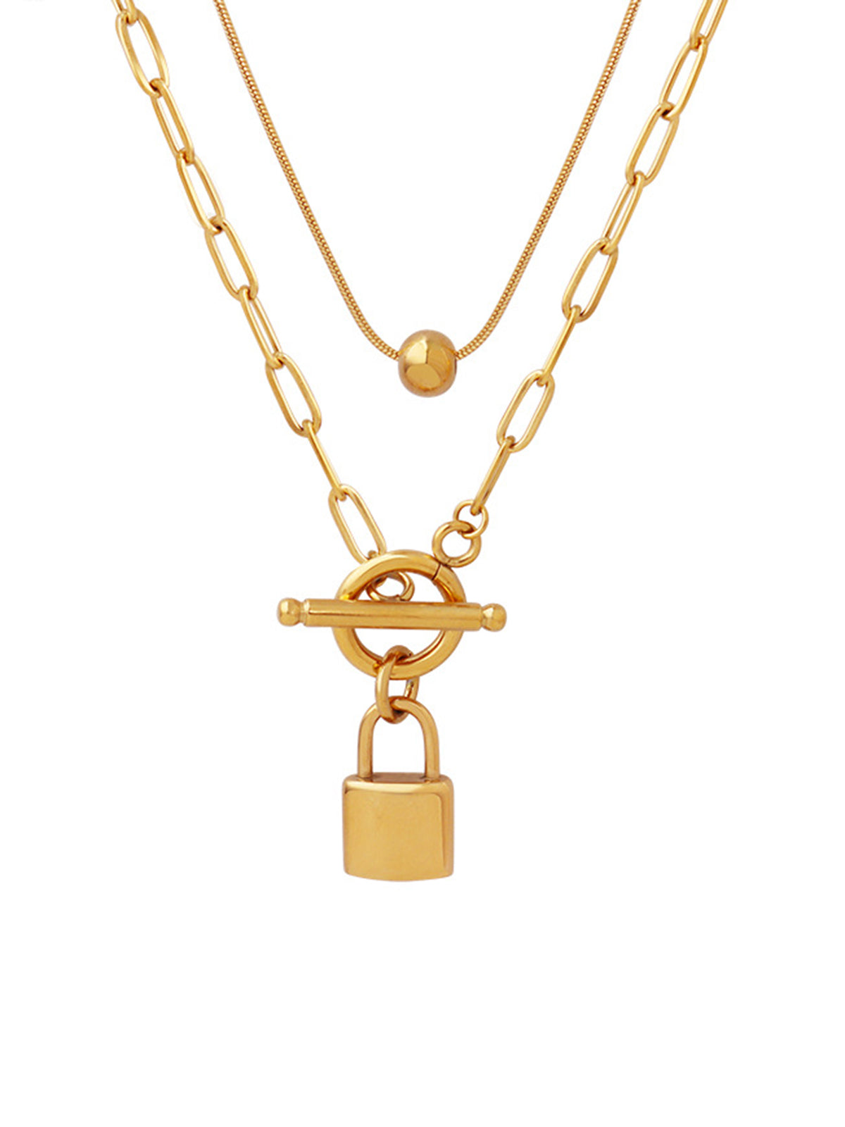 Padlock Necklace — Svelte Chic