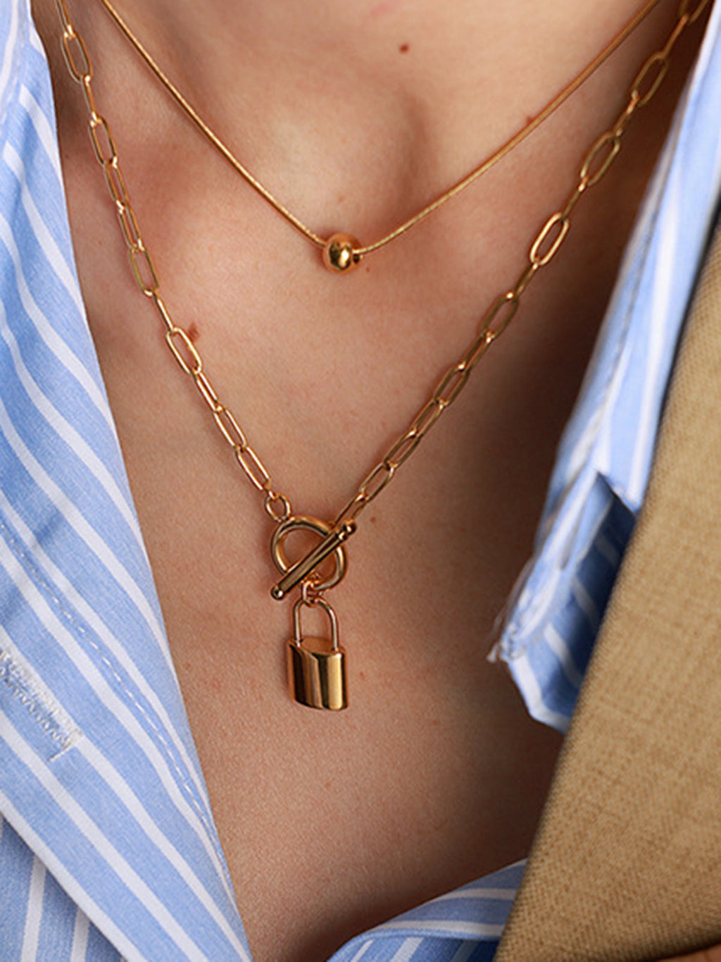 Padlock Necklace — Svelte Chic