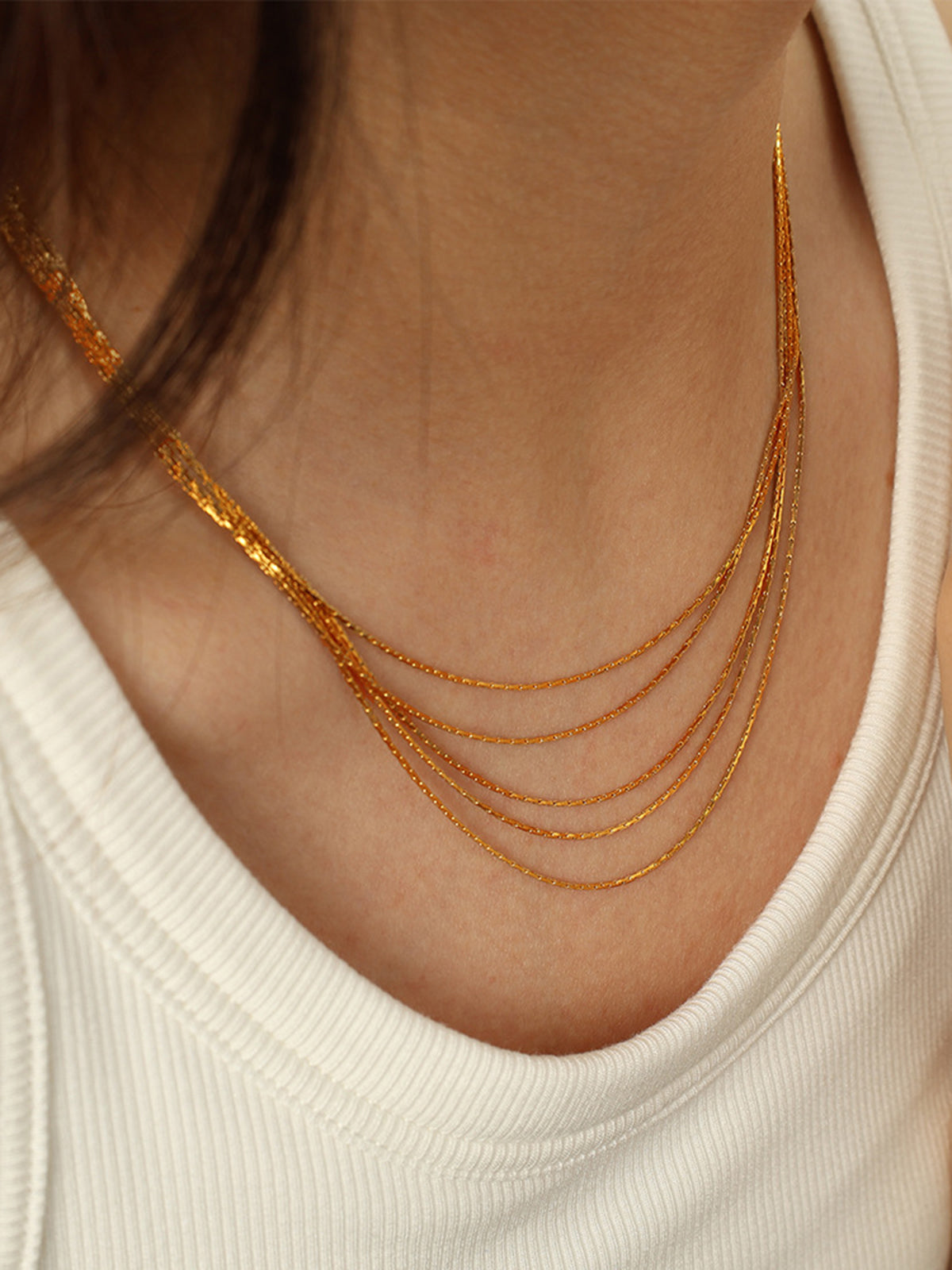 Layered Chain Necklace — Svelte Chic