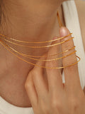 Layered Chain Necklace in Gold — Svelte Chic