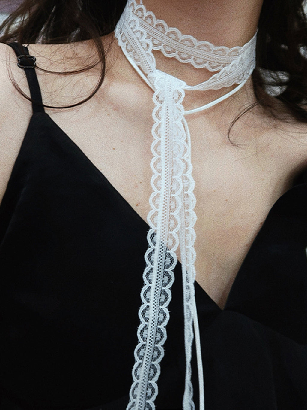 Lace Scarf Necklace — Svelte Chic