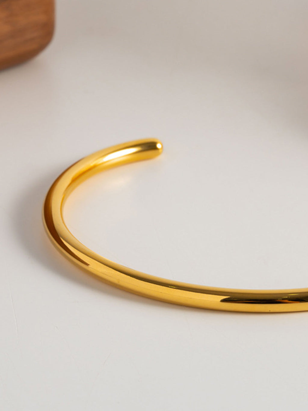 Open Bangle in Gold — Svelte Chic