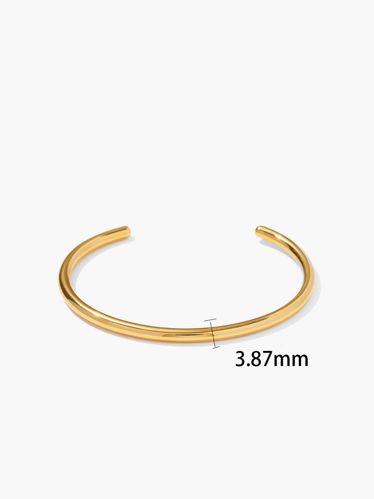 Open Bangle in Gold — Svelte Chic
