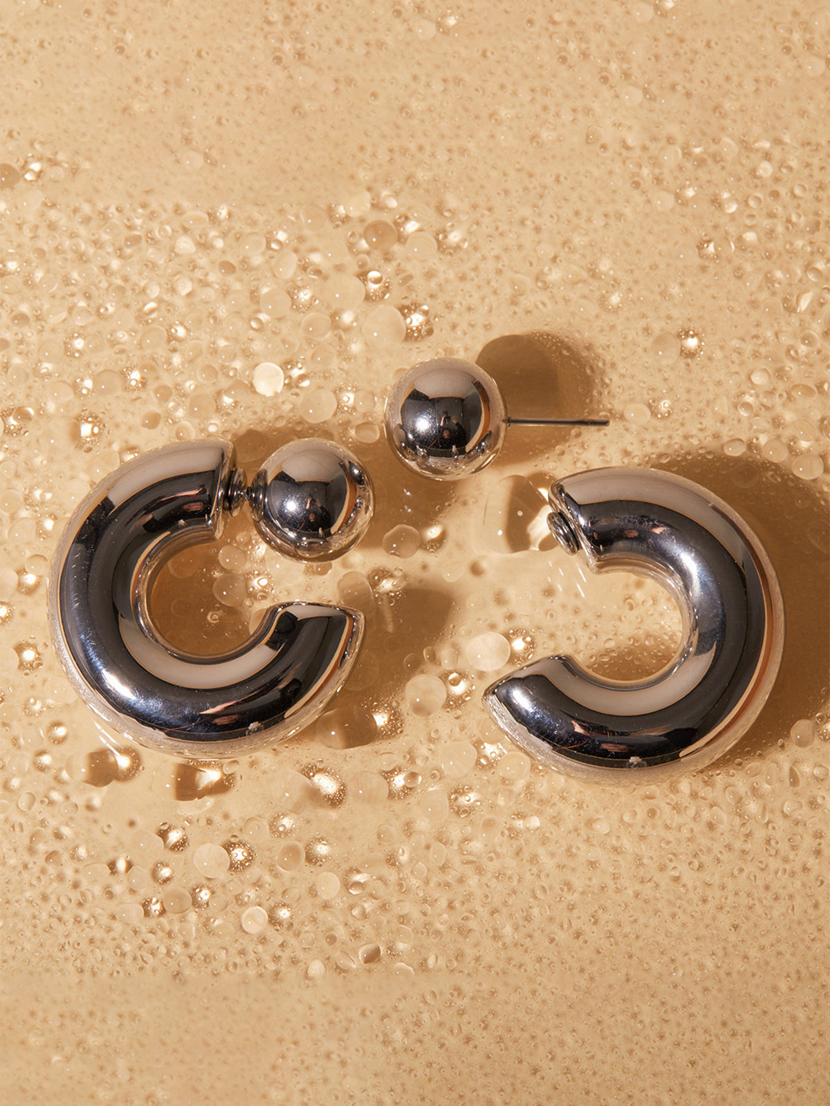 C-Shape Titanium Steel Earrings — Svelte Chic