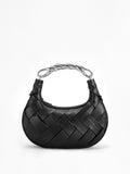 Woven Braided Bag in Black — Svelte Chic