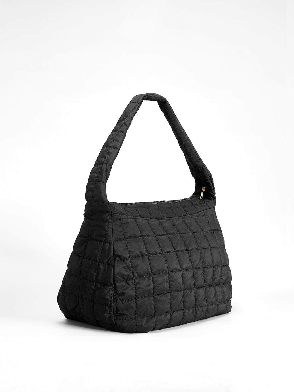 Check Puffer Cloud Shoulder Bag — Svelte Chic