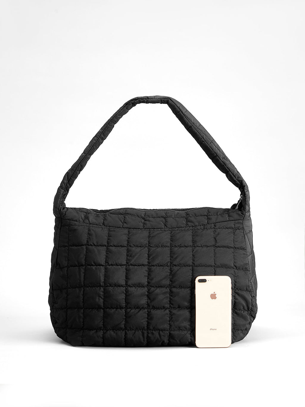 Check Puffer Cloud Shoulder Bag — Svelte Chic