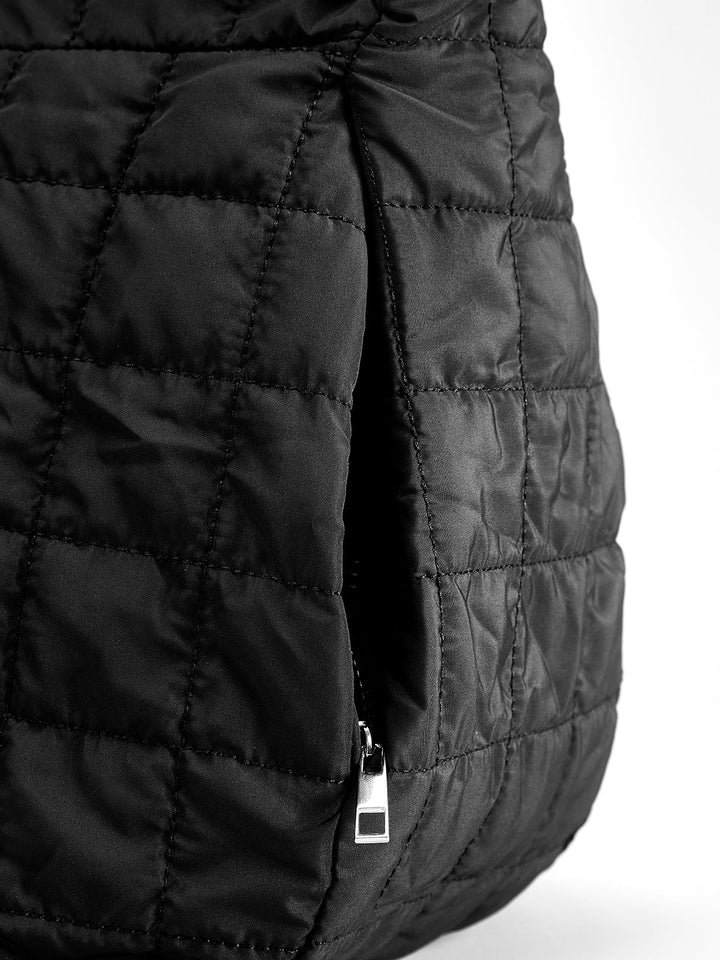 Ekose Büyük Puffer Omuz Bulut Çanta