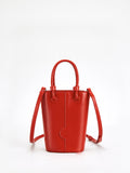 Small Bucket Bag in Red — Svelte Chic