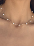 Pearl Chain Necklace in Gold — Svelte Chic