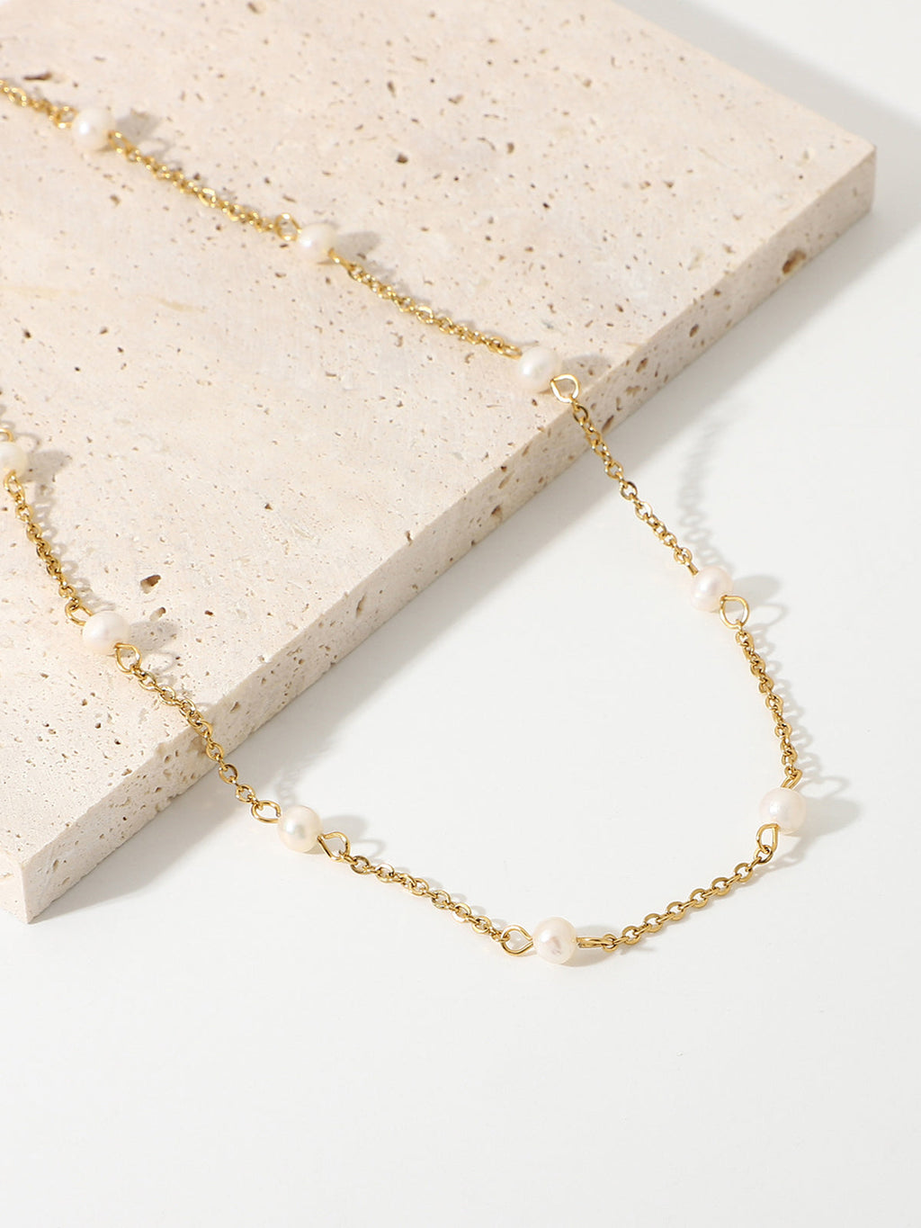 Pearl Chain Necklace — Svelte Chic