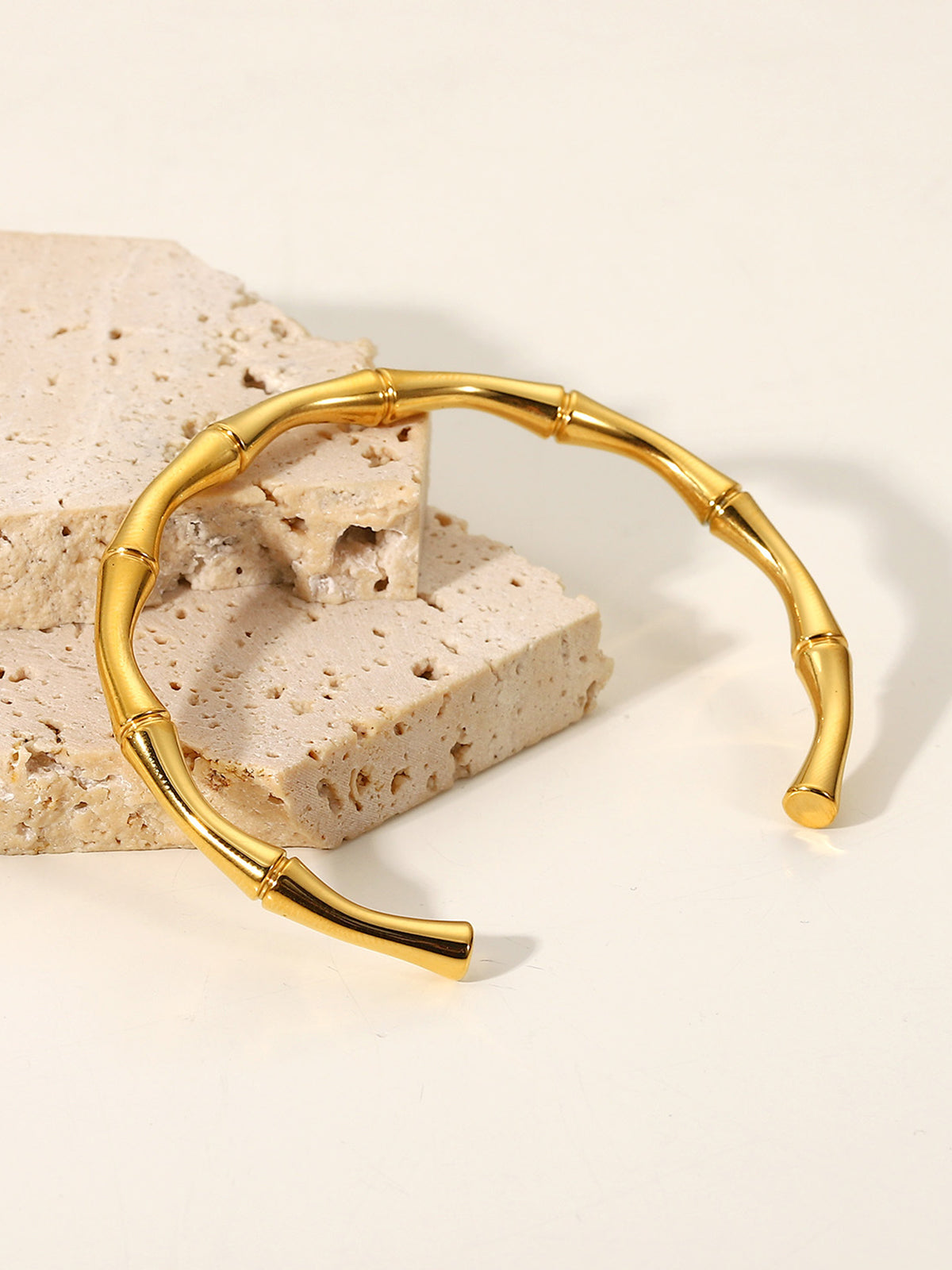 Open Bamboo Bangle — Svelte Chic