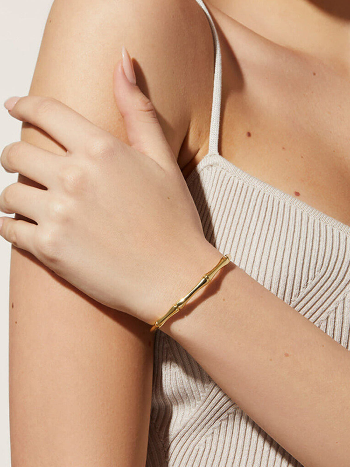 Open Bamboo Bangle — Svelte Chic