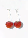 Cherry Earrings in Orange Red — Svelte Chic