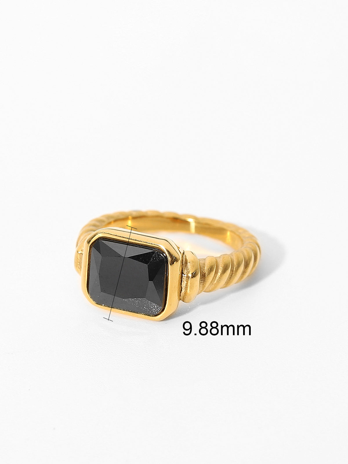 Spiral Gemstone Ring — Svelte Chic