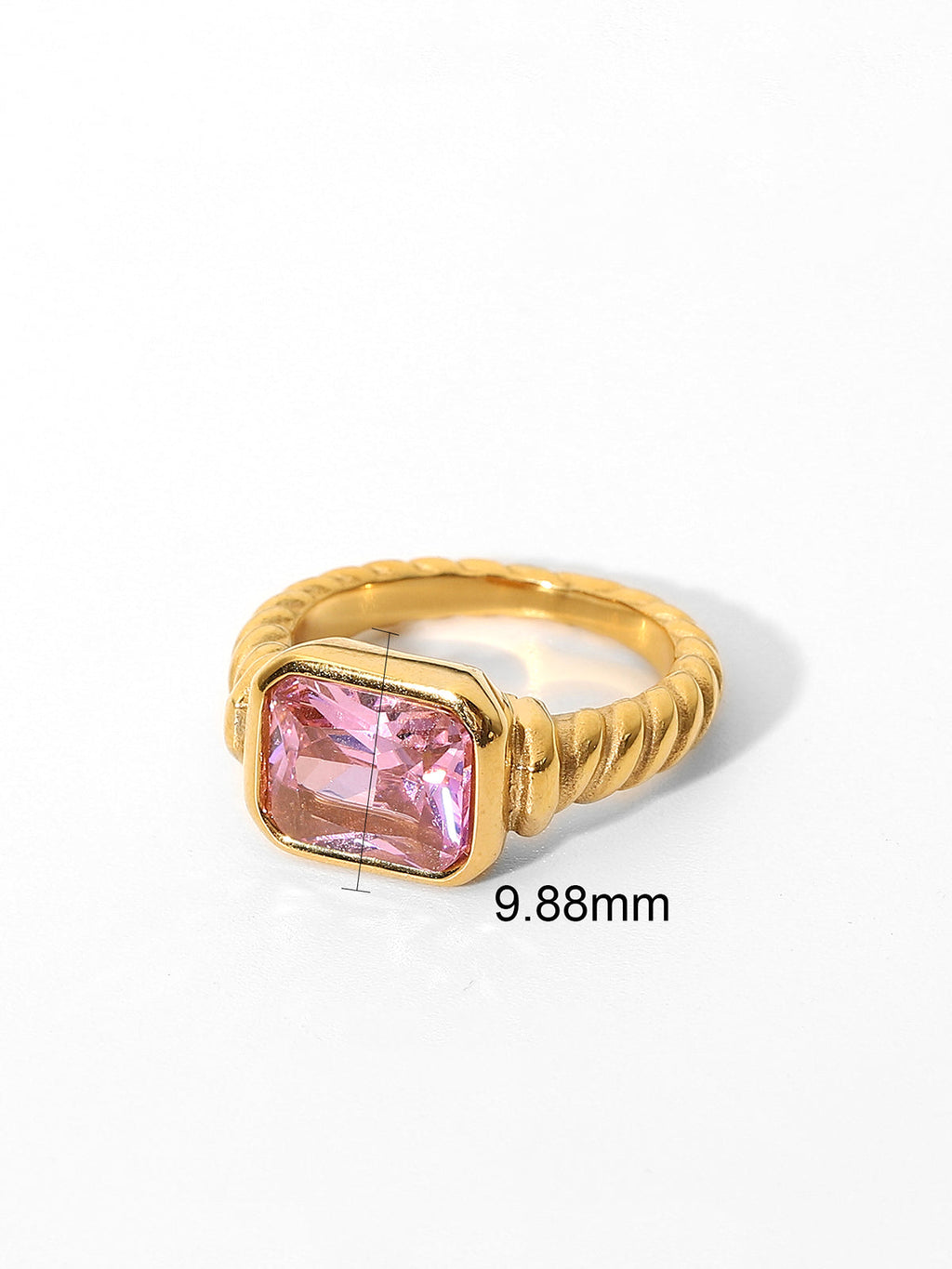 Spiral Gemstone Ring — Svelte Chic