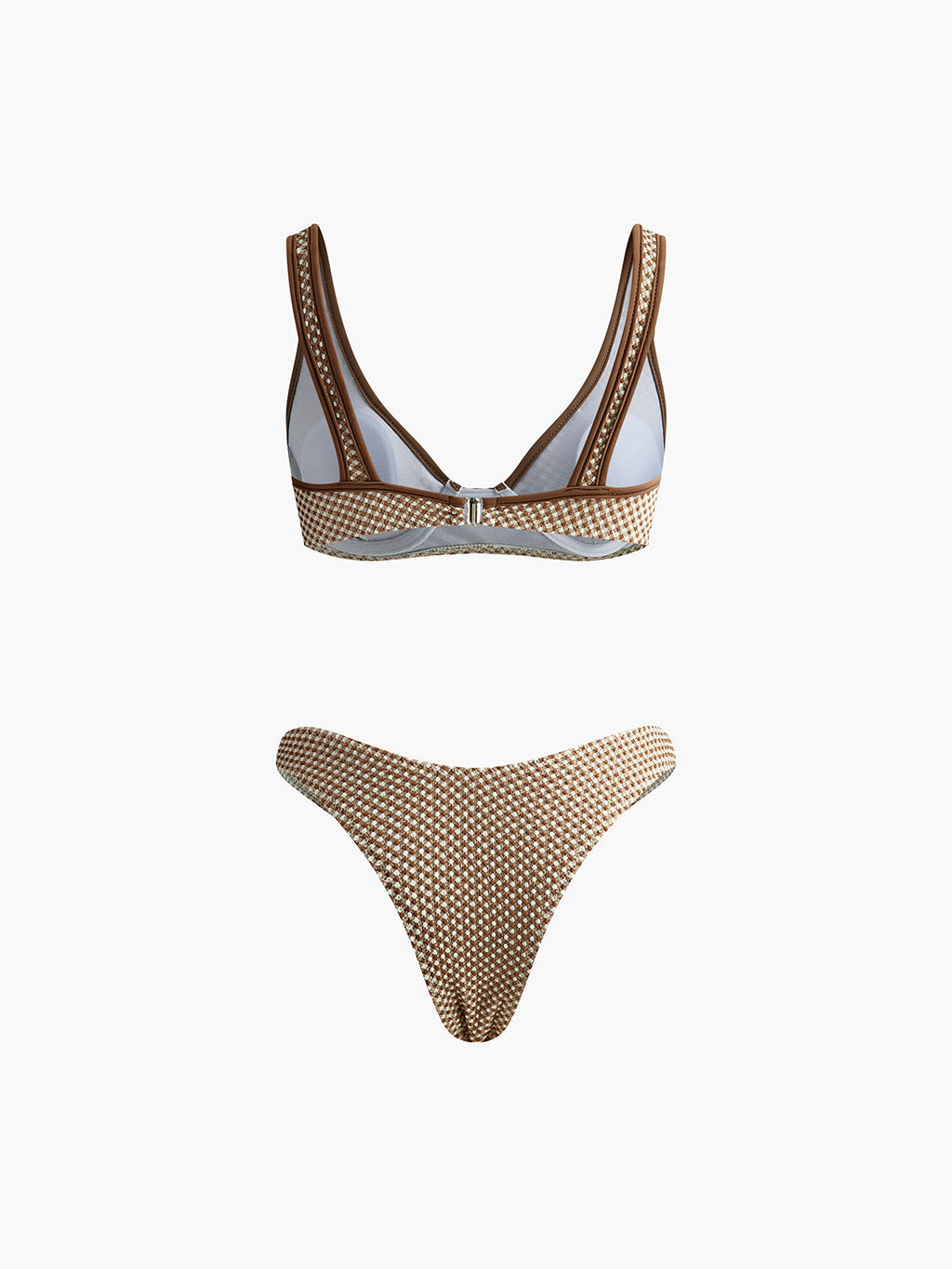 Check Print Bikini Set — Svelte Chic