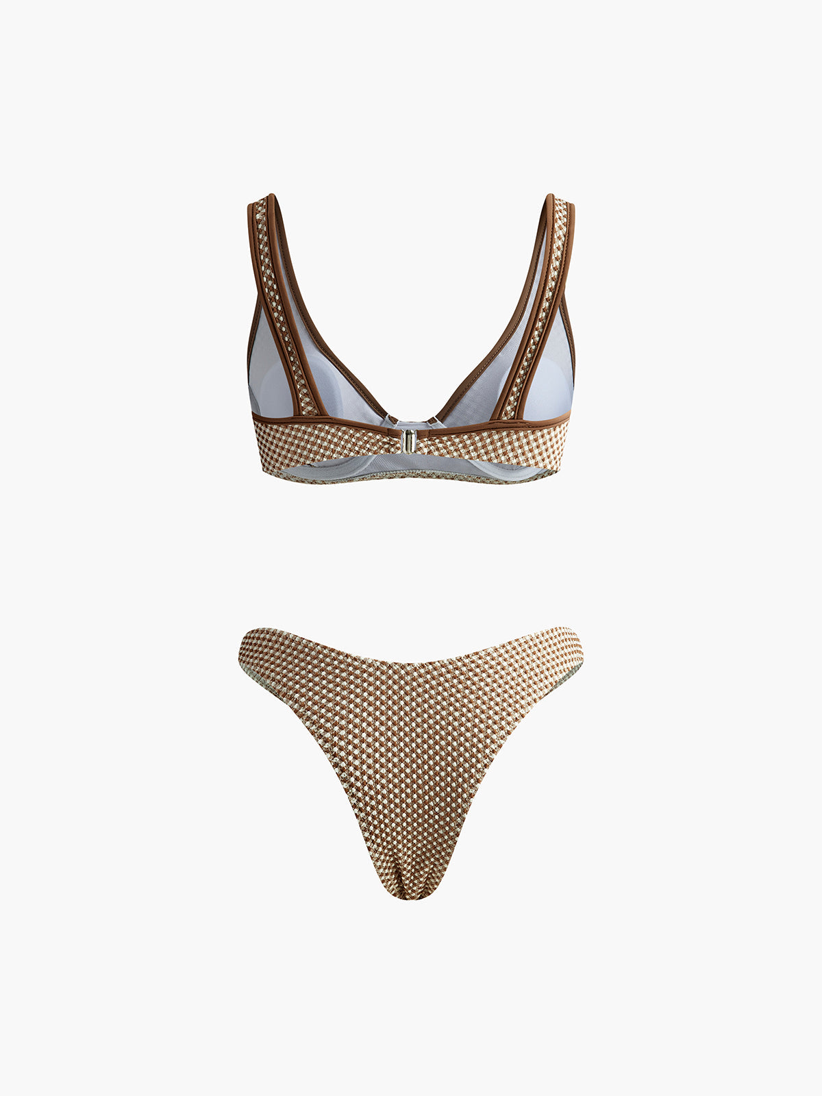 Check Print Bikini Set — Svelte Chic