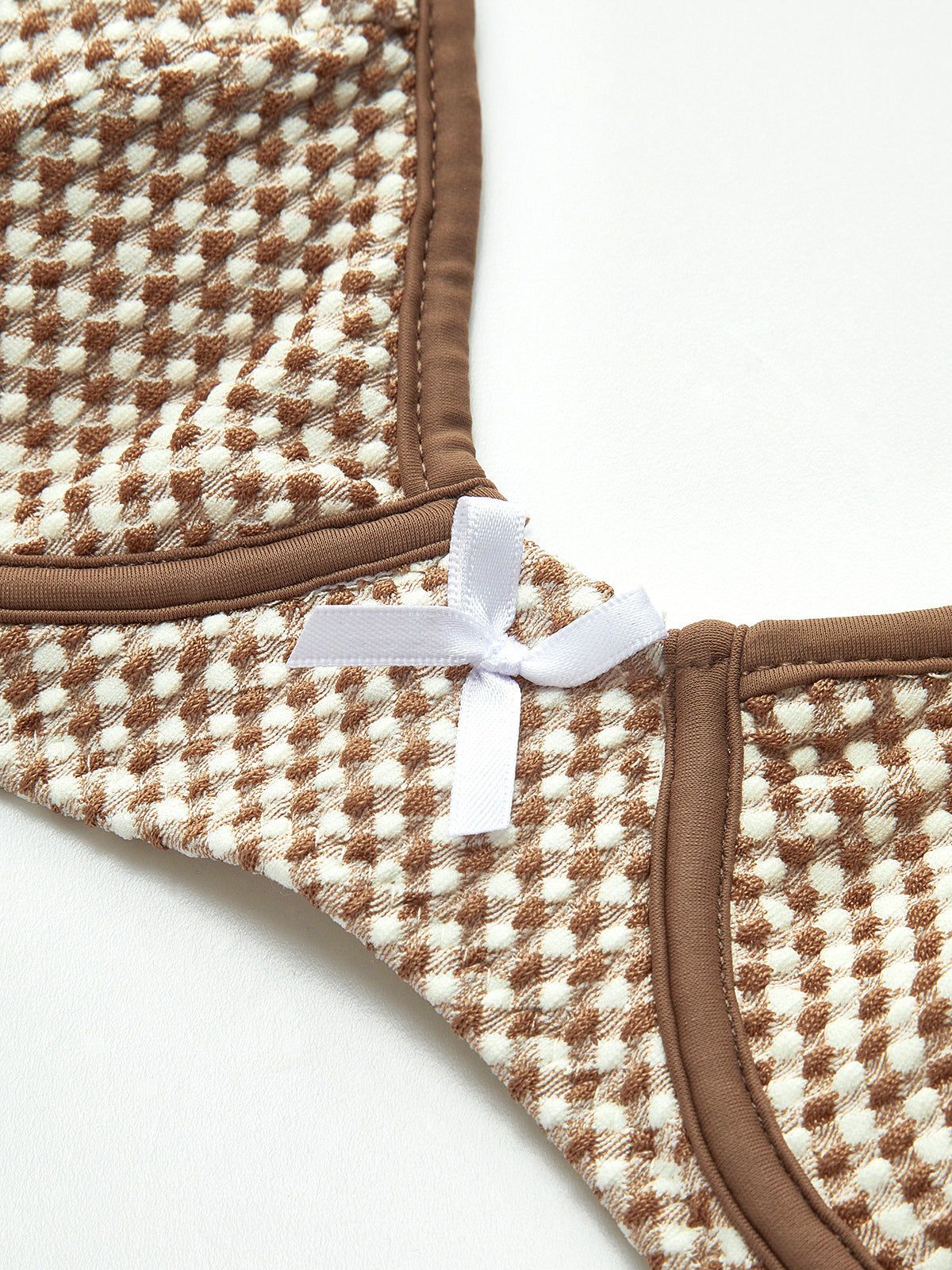Check Print Bikini Set — Svelte Chic