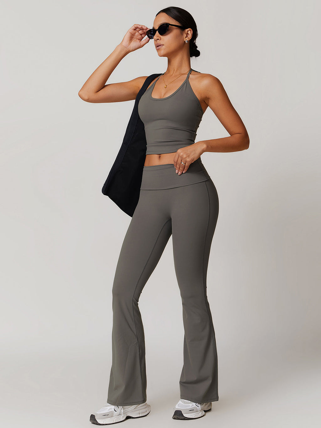 Lace-Up Active Trouser Set — Svelte Chic