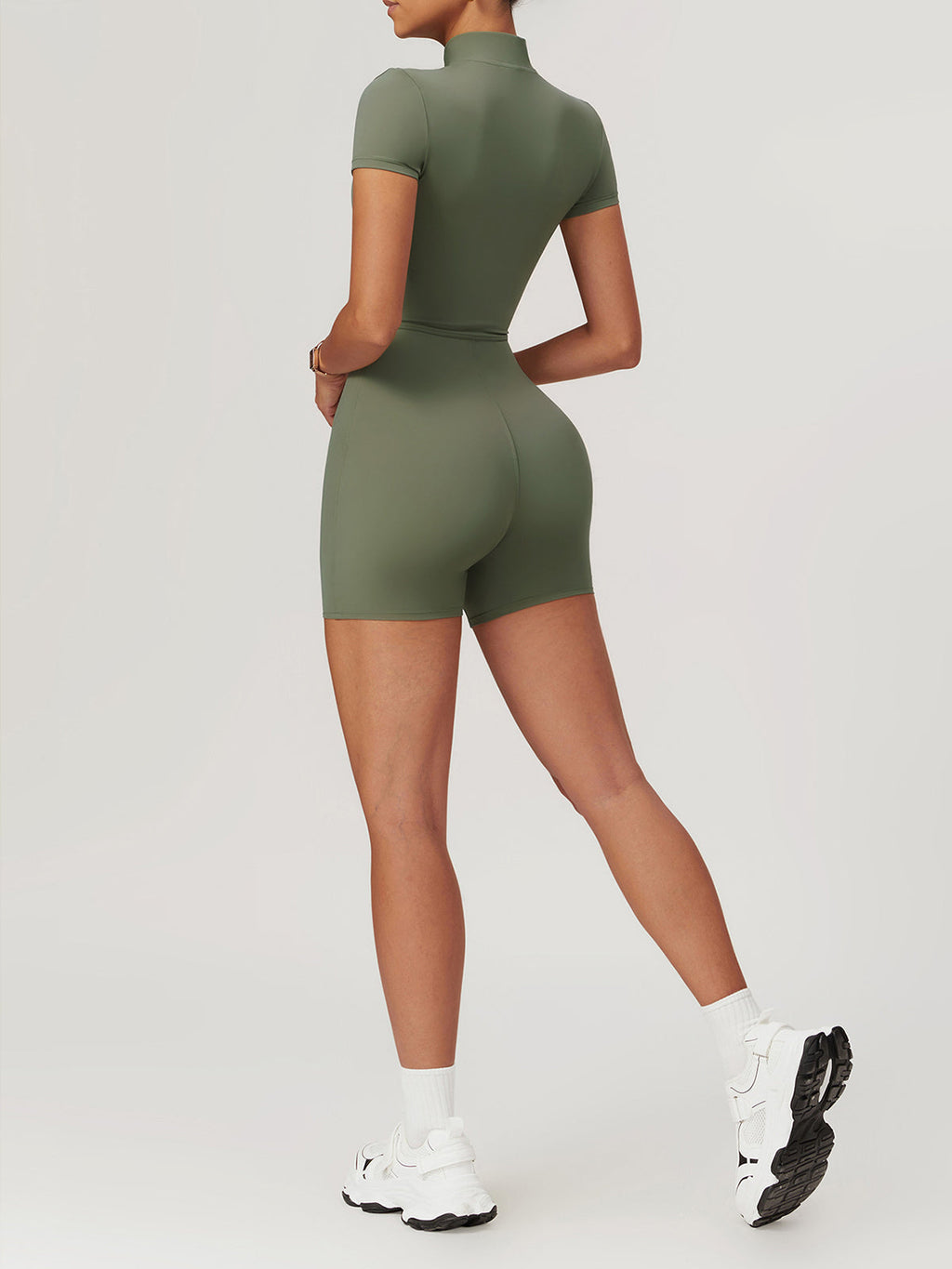 Zip Seamless Sports Romper — Svelte Chic
