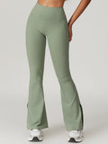 Quick-Dry Flare Leggings in Green — Svelte Chic