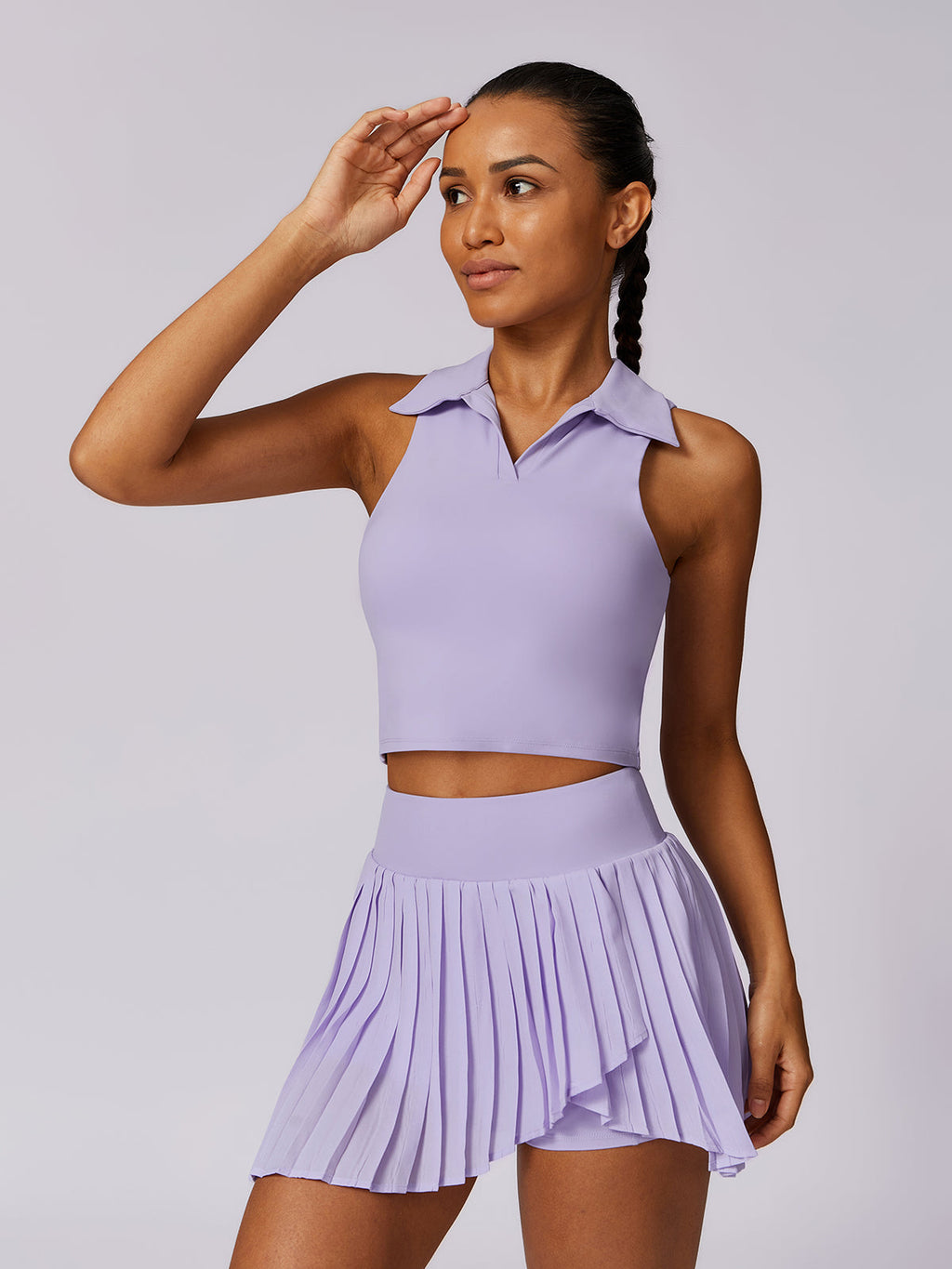 Pleated Pocket Active Skirt — Svelte Chic