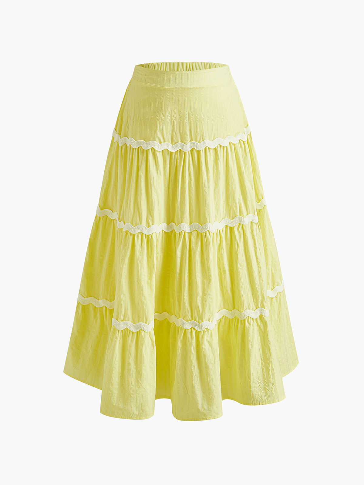 Contrast Binding Pleated Skirt Set — Svelte Chic