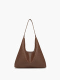 Large Woven Shoulder Bag in Brown — Svelte Chic